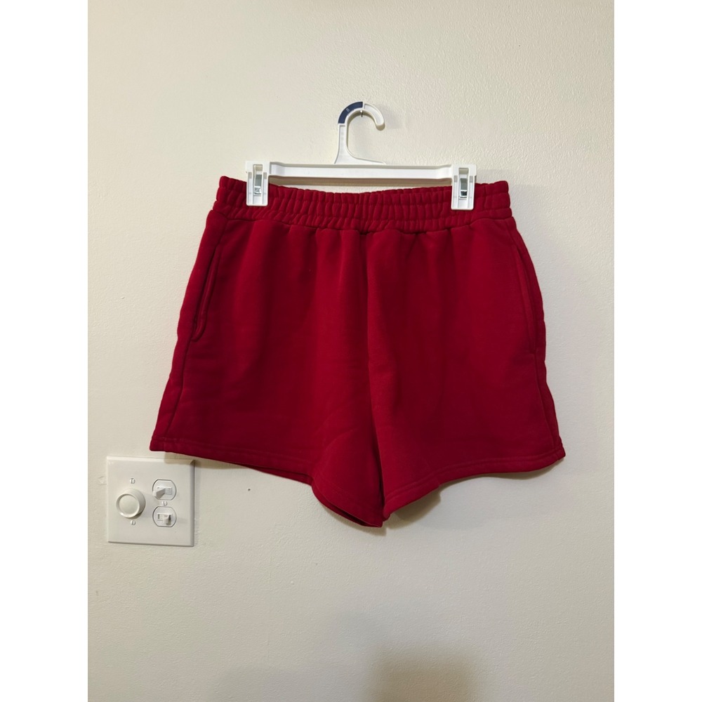 Parke OG Fleece Sweat Shorts Size L/XL Red